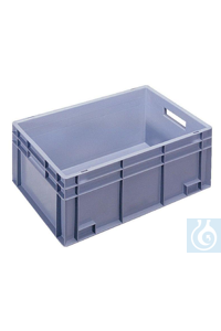 Stackable euronorm crate: 400 x 300 x 320 mm, 31 L, inside dim.: 353 x 253 x 317 Stackable...